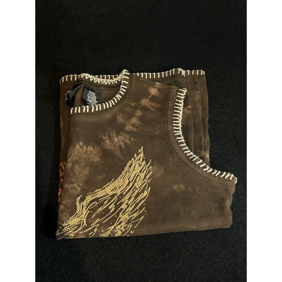 Harley Davidson Women's Rhinestone Tank Top Size Large H3 - Picture 7 of 7